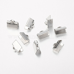 Brass Ribbon Crimp Ends&nbsp;J0JMT-NF