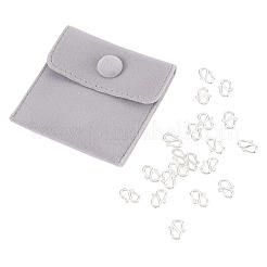 20Pcs Brass S-Hook Clasps&nbsp;KK-TA0008-74