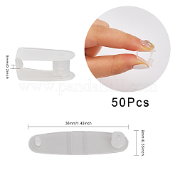 50Pcs Plastic Buckle Button Keychain&nbsp;AJEW-CA0003-68