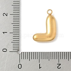 304 Stainless Steel Initial Pendants&nbsp;STAS-S186-12L-G