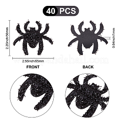40Pcs Non-Woven Fabric Stickers Halloween Decorations&nbsp;AJEW-GF0005-06
