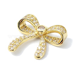 Rack Plating Brass Pave Cubic Zirconia Pendants&nbsp;KK-M282-25G