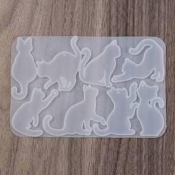 Cat Shape DIY Pendant Silicone Molds&nbsp;DIY-A061-05
