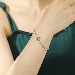 Witch Knot 304 Stainless Steel Link Bracelets&nbsp;FS-WG5CE25-01