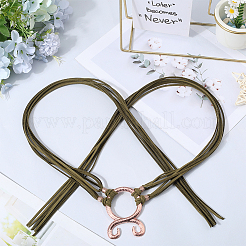 Polyester Chain Belts for Women Ladies Dress&nbsp;AJEW-WH20018-51E