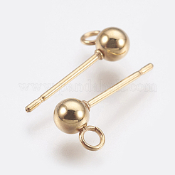 304 Stainless Steel Stud Earring Findings&nbsp;X-STAS-G174-18G