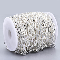 304 Stainless Steel Paperclip Chains&nbsp;CHS-N001-09S