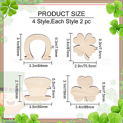 Unfinished Wooden Cutouts&nbsp;DIY-MA0002-35