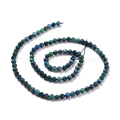 Natural Chrysocolla & Lapis Lazuli Beads Strands&nbsp;G-D463-08C