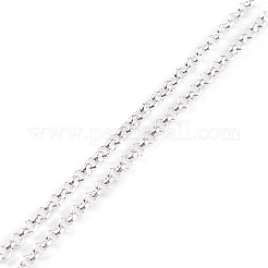 304 Stainless Steel Rolo Chains Necklace&nbsp;NJEW-JN03811