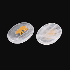 Natural Quartz Crystal Cabochons&nbsp;G-T143-28O