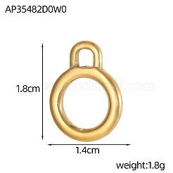 304 Stainless Steel Toggle Clasps Parts&nbsp;STAS-OY006-39G