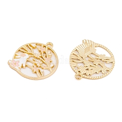 Rack Plating Alloy Enamel Pendants&nbsp;LS-FIND-A040-05A-03G