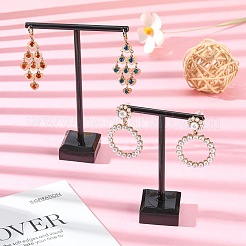 T Bar Organic Glass Earring Display Stand&nbsp;X-EDIS-G001-02