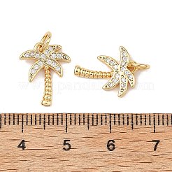 SHEGRACE Brass Micro Pave Clear Cubic Zirconia Pendants&nbsp;XGRQ2C285-409G