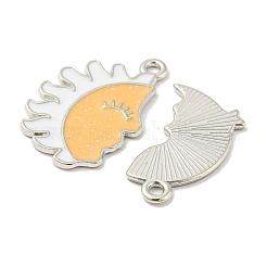 Sequins Alloy Enamel Split Pendants&nbsp;FIND-Z026-05P