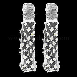 Flower Polyester Gauze Socks&nbsp;AJEW-WH20080-22A