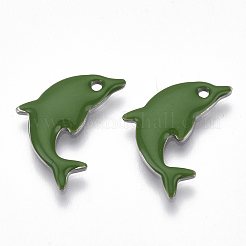 201 Stainless Steel Enamel Pendants&nbsp;X-STAS-N088-16