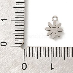 201 Stainless Steel Charms&nbsp;STAS-R132-03P