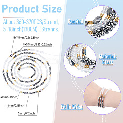 Glass Beaded Adjustable Waist Chains for Women&nbsp;AJEW-TA0005-78B