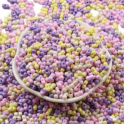 Opaque Baking Paint Glass Seed Beads&nbsp;SEED-K009-01A-27-1