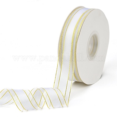 Wholesale Solid Color Organza Ribbons Pandahall