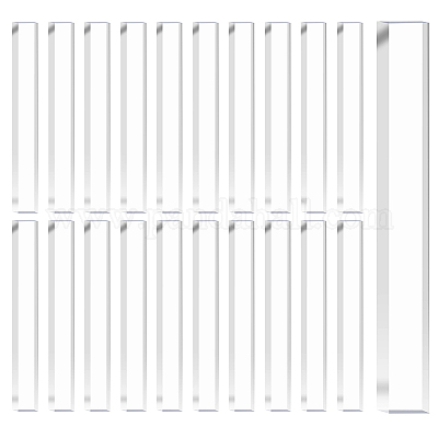100Pcs Transparent Acrylic Sheets&nbsp;FIND-GA0007-20C-1