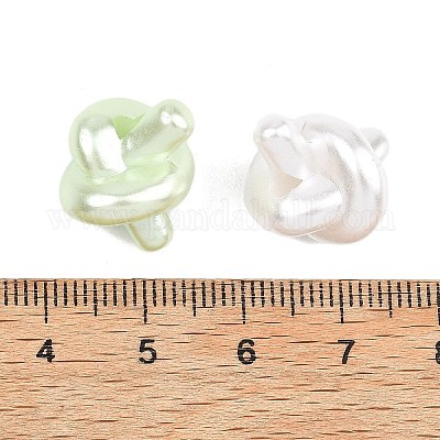 Opaque ABS Imitation Pearl Beads&nbsp;MACR-K361-19-1
