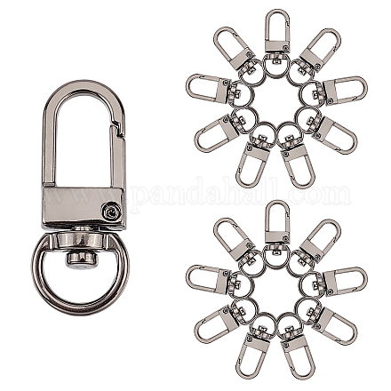 Mini Small Solid Brass Swivel Trigger Snap Hooks Keychain Lobster Clasp With D Ring 9mm 11 Mm Leather Craft DIY Jean Wallet