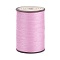Flat Waxed Polyester Thread String, Micro Macrame Cord, for Leather Sewing Stitching, Pearl Pink, 0.8~0.9x0.3mm, about 109.36 Yards(100m)/Roll