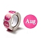 Paper Sticker Rolls, Round Dot Decals for DIY Scrapbooking, Craft, Camellia, 25mm, about 500pcs/roll