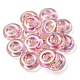 UV Plating Rainbow Iridescent Acrylic Beads&nbsp;OACR-P010-17A-1