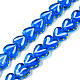 Transparent Handmade Bumpy Lampwork Beads Strands&nbsp;LAMP-T017-20-A01-4