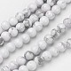 Natural Howlite Beads Strands&nbsp;G-D809-10-6mm-1