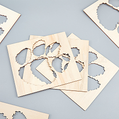 Unfinished Wood Cutouts&nbsp;WOOD-OC0001-56
