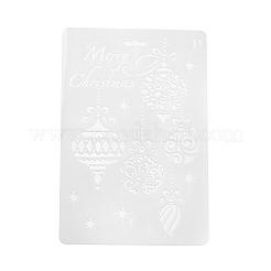 Creative Christmas Plastic Drawing Stencil&nbsp;DIY-L007-11