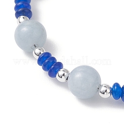 304 Stainless Steel & Lampwork Charm Bracelets&nbsp;BJEW-JB13111