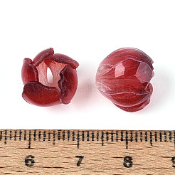 Flower Resin Bead Cap&nbsp;RESI-T059-17
