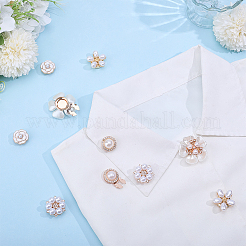 10Pcs 5 Styles Alloy Cufflinks&nbsp;BUTT-WR0001-40