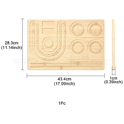 Rectangle Wood Bracelet Design Boards&nbsp;TOOL-YWC0003-01