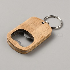 Wood with 420 Stainless Steel Bottle Opener&nbsp;AJEW-WH0518-80