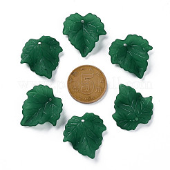 Autumn Theme Transparent Frosted Acrylic Pendants&nbsp;X-PAF002Y-29