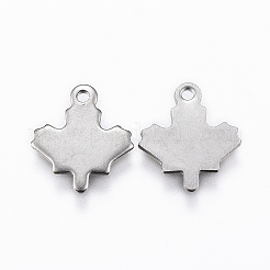 Tarnish Resistant Autumn Theme 304 Stainless Steel Charms&nbsp;LS-STAS-K154-34P