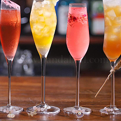 20Pcs 10 Styles Ocean Theme Alloy Enamel Wine Glass Charms&nbsp;AJEW-SC00056
