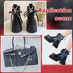 12Pcs 6 Style Alloy Pendant Decorations&nbsp;HJEW-GA00036