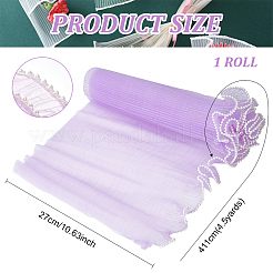 3.8 Yards Polyester Pleated Lace Trim&nbsp;OCOR-WH0092-22D