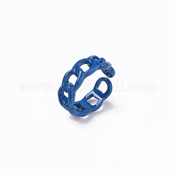 Spray Painted Alloy Cuff Rings&nbsp;X-RJEW-T011-29D-RS