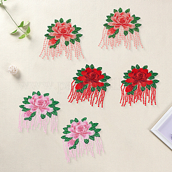 6Pcs 3 Styles Computerized Embroidery Cloth Sew on Patches&nbsp;DIY-GF0013-59