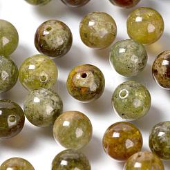 100Pcs 8mm Natural Green Garnet Round Beads&nbsp;DIY-LS0002-63
