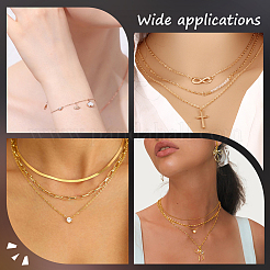 Brass Flat Cable Chains&nbsp;KK-BBC0013-53